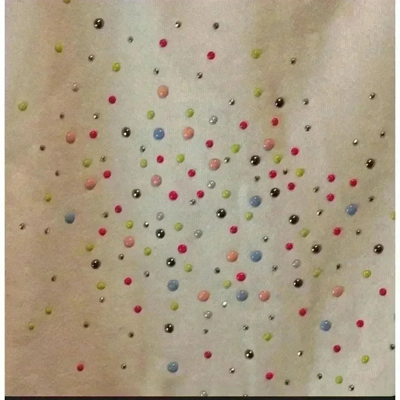 Zara Girls Size 13/14 Polka Dot Crewneck Sweatshirt Long Sleeve - Picture 2 of 7